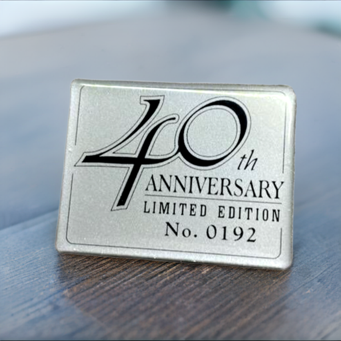 40th Anniversary Center Console Decal (Badge)