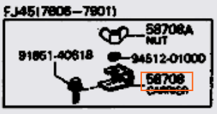 Bottle Jack Bracket Holder (40 Series)