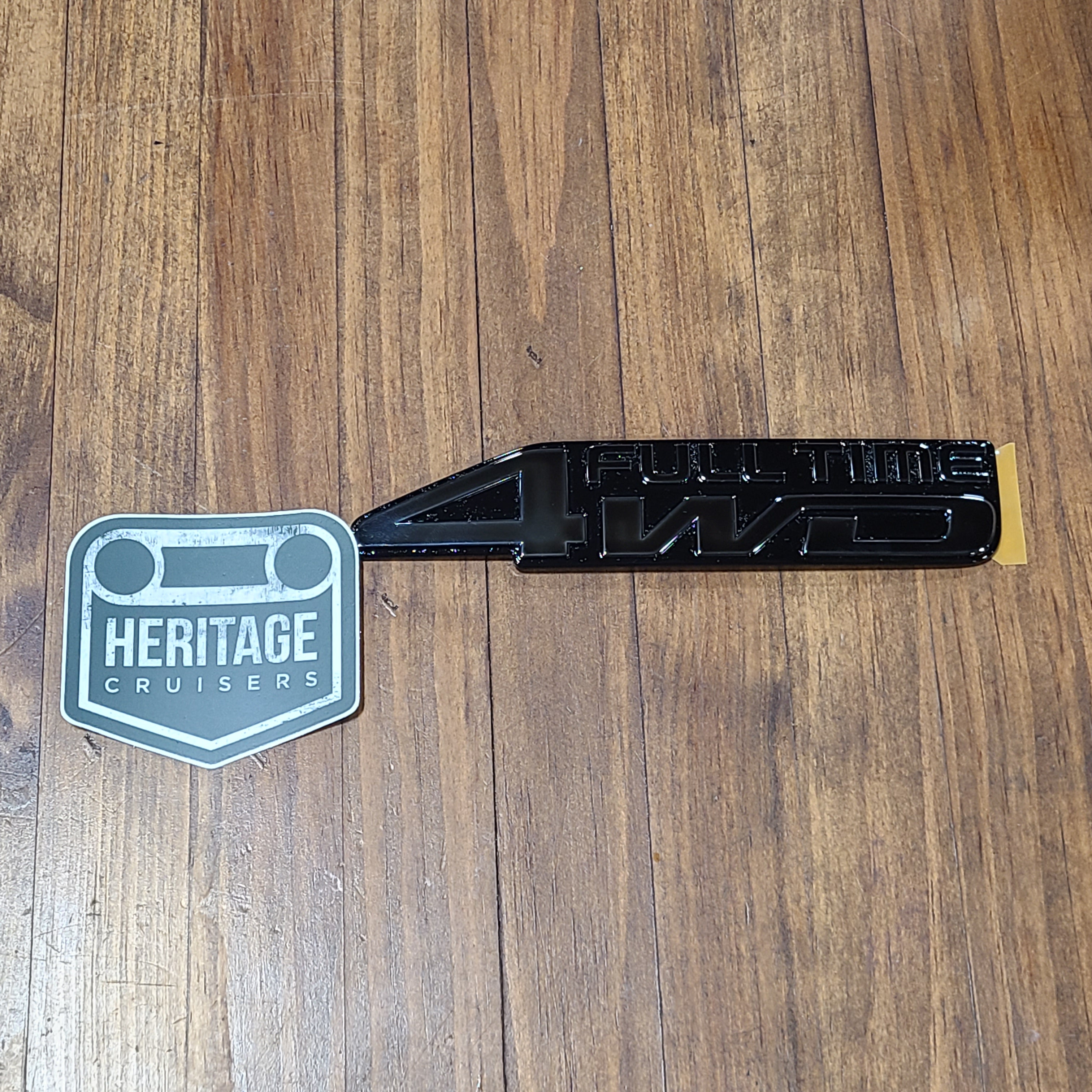 Rear 4WD Emblem -- Black Pearl  for 40th Anniversary / Collectors Edition