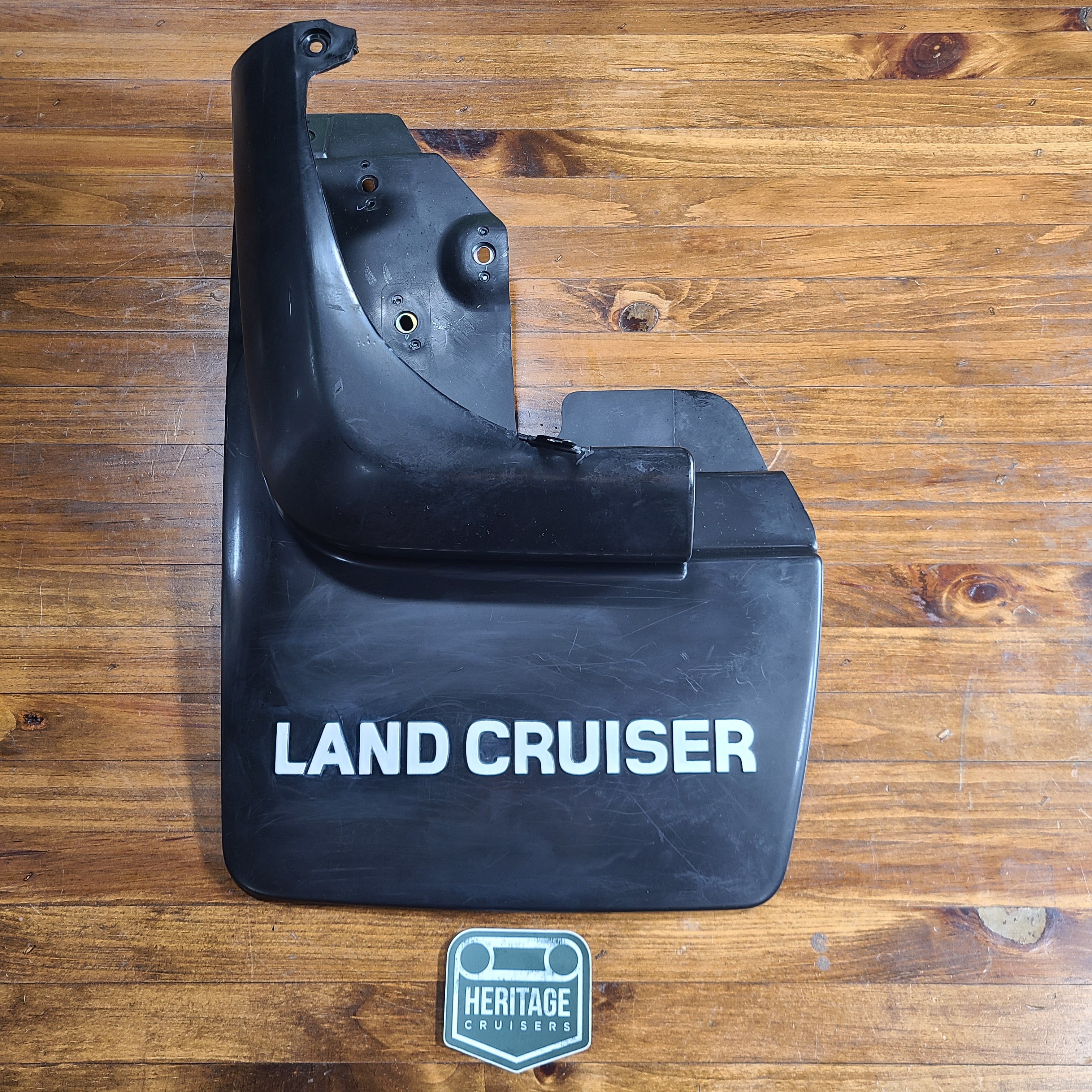 White Letter Mud Flaps Mud Guards for 80 Series (Set)