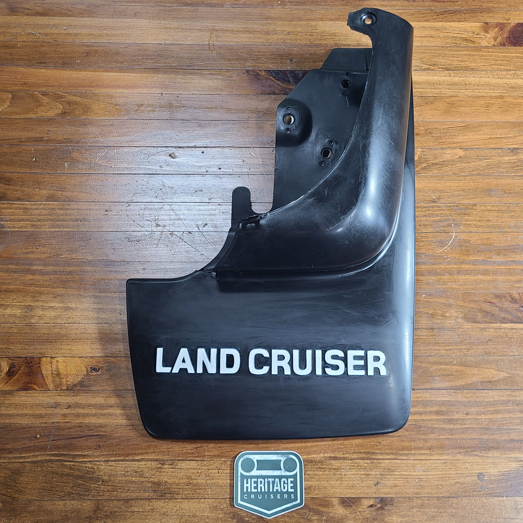 White Letter Mud Flaps Mud Guards for 80 Series (Set)